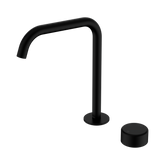 Nero Serenity Progressive Bath/Kitchen Mixer Edge Spout Matte Black - Metal Handle