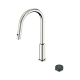 Nero Serenity Progressive Pull Out Kitchen Set - Verde Alpi Handle Brushed Nickel