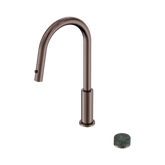 Nero Serenity Progressive Pull Out Kitchen Set - Verde Alpi Handle Brushed Bronze