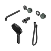 Nero Serenity Progressive Shower System - Spout Gunmetal Verde Alpi Handle & Serenity Hand Shower Trim Kit Only