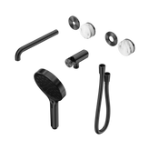 Nero Serenity Progressive Shower - Spout Gunmetal Corchia Handle & Serenity Hand Shower Trim Kit Only