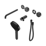 Nero Serenity Progressive Shower System - Spout Gunmetal Metal Handle & Serenity Hand Shower Trim Kit Only