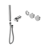 Nero Serenity Progressive Shower System Chrome - Carrara Handle & Slim Shower Trim Kit Only