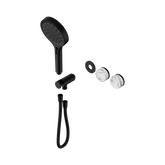 Nero Serenity Progressive Shower System Matte Black - Arabescato Corchia Handle & Serenity Hand Shower Trim Kit Only