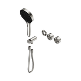 Nero Serenity Progressive Shower System Brushed Nickel - Metal Handle & Serenity Hand Shower Trim Kit Only