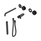 Nero Serenity Progressive Shower System - Spout Gunmetal Marquina Black Handle & Slim Shower Trim Kit Only