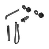 Nero Serenity Progressive Shower System - Spout Gunmetal Marquina Black Handle & Slim Shower Trim Kit Only