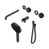Nero Serenity Progressive Shower System - Spout Gunmetal Marquina Black Handle & Serenity Hand Shower Trim Kit Only