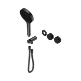Nero Serenity Progressive Shower System Gunmetal - Marquina Black Handle & Serenity Hand Shower Trim Kit Only