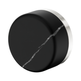 Nero Serenity Progressive Shower Mixer Brushed Nickel - Marquina Black Handle
