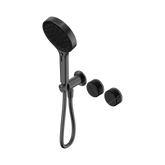 Nero Serenity Progressive Shower System Gunmetal - Marquina Black Handle & Serenity Hand Shower