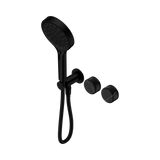 Nero Serenity Progressive Shower System Matte Black - Marquina Black Handle & Serenity Hand Shower