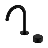 Serenity Progressive Basin Nero Mixer Arc Spout With Marquina Black Handle - Matte Black