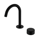 Serenity Progressive Basin Nero Mixer Arc Spout With Marquina Black Handle - Matte Black