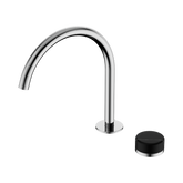 Serenity Progressive Bath/Kitchen Nero Mixer Arc Spout With Marquina Black Handle - Chrome