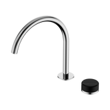 Serenity Progressive Bath/Kitchen Nero Mixer Arc Spout With Marquina Black Handle - Chrome