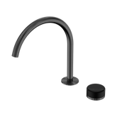 Serenity Progressive Bath/Kitchen Nero Mixer Arc Spout With Marquina Black Handle - Gun Metal