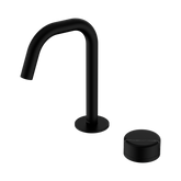 Serenity Progressive Basin Nero Mixer Edge Spout With Marquina Black Handle - Matte Black