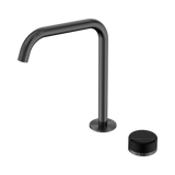Serenity Progressive Bath/Kitchen Nero Mixer Edge Spout With Marquina Black Handle - Gun Metal