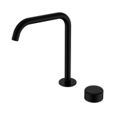 Serenity Progressive Bath/Kitchen Nero Mixer Edge Spout With Marquina Black Handle - Matte Black