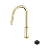 Nero Serenity Progressive Pull Out Kitchen Set - Marquina Black Handle Brushed Gold