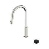 Nero Serenity Progressive Pull Out Kitchen Set - Marquina Black Handle Brushed Nickel