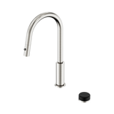 Nero Serenity Progressive Pull Out Kitchen Set - Marquina Black Handle Brushed Nickel