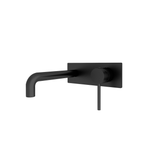 Dolce Wall Basin Nero Mixer (Stylish Spout) Shower - Matt Black