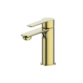 Astro II Basin Greens Mixer - Brushed Brass