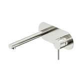 Nero Dolce II Wall Basin/Bath Mixer - Brushed Nickel