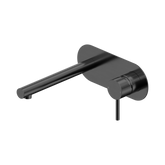 Nero Dolce II Wall Basin/Bath Mixer - Gunmetal
