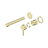 Nero Dolce II Wall Basin/Bath Mixer Separate Back Plate Trim Kits Only - Brushed Gold