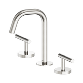 Nero Mecca Lever Basin Set Edge Spout - Brushed Nickel