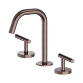 Nero Mecca Lever Basin Set Edge Spout - Brushed Bronze