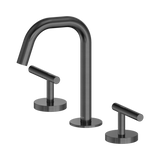 Nero Mecca Lever Basin Set Edge Spout - Gunmetal