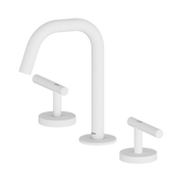 Nero Mecca Lever Basin Set Edge Spout - Matte White