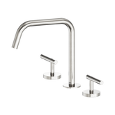 Nero Mecca Lever Bath/Kitchen Set Edge Spout II - Brushed Nickel
