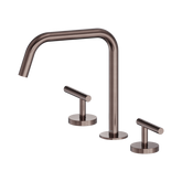 Nero Mecca Lever Bath/Kitchen Set Edge Spout II - Brushed Bronze