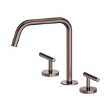 Nero Mecca Lever Bath/Kitchen Set Edge Spout II - Brushed Bronze