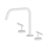 Nero Mecca Lever Bath/Kitchen Set Edge Spout II - Matte White