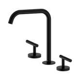 Nero Mecca Lever Bath/Kitchen Set Edge Spout - Matte Black