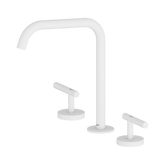 Nero Mecca Lever Bath/Kitchen Set Edge Spout - Matte White