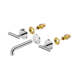 Nero Mecca Lever Wall Basin/Bath Set 160Mm Spout Trim Kits Only - Chrome