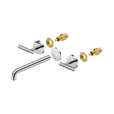 Nero Mecca Lever Wall Basin/Bath Set 220Mm Spout Trim Kits Only - Chrome