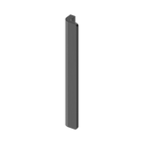 Nero Bianca Pull Handle 200Mm - Gunmetal