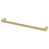 Phoenix Gloss Single Towel Rail 600mm - Brushed Gold