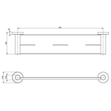 Radii Ss 316 Shower Phoenix Shelf Round Plate Stainless Steel
