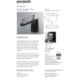 Atlanta Basin Paco Jaanson Mixer - Black/Chrome