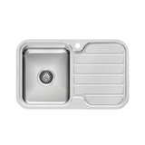 1000 Series Single L/H Bowl Phoenix Sink W/-Drainer W/-Hole