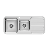 1000 Series Single L/H Bowl Phoenix Sink W/-Drainer W/-Hole